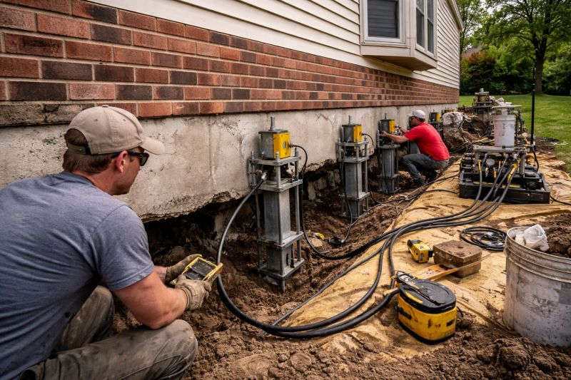 Settling Foundation Service in Providence, RI