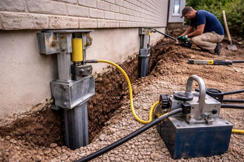 Sinking Foundation Repair in Attleboro, MA
