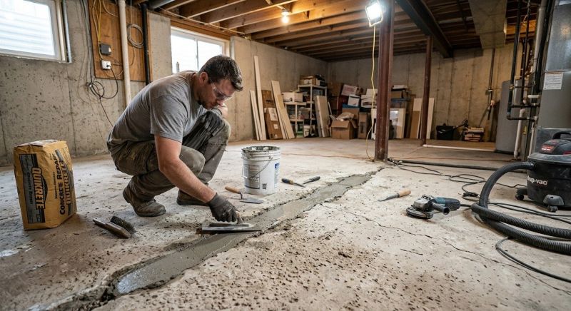 Slab Foundation Repair in Mansfield, MA
