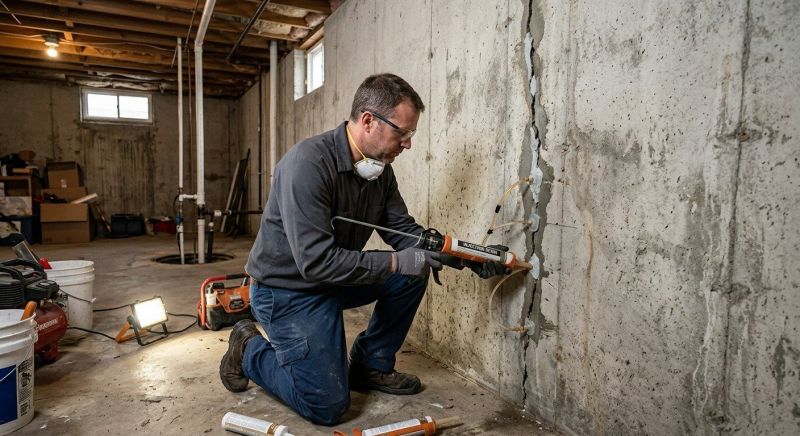 Structural Crack Repair in Mansfield, MA