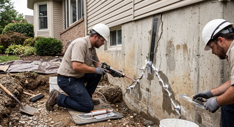 Structural Crack Repair in Mansfield, MA