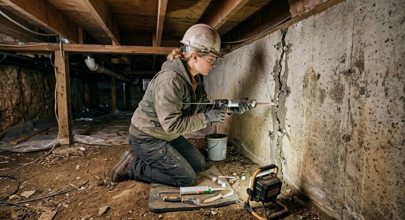 Structural Foundation Repair in Johnston, RI