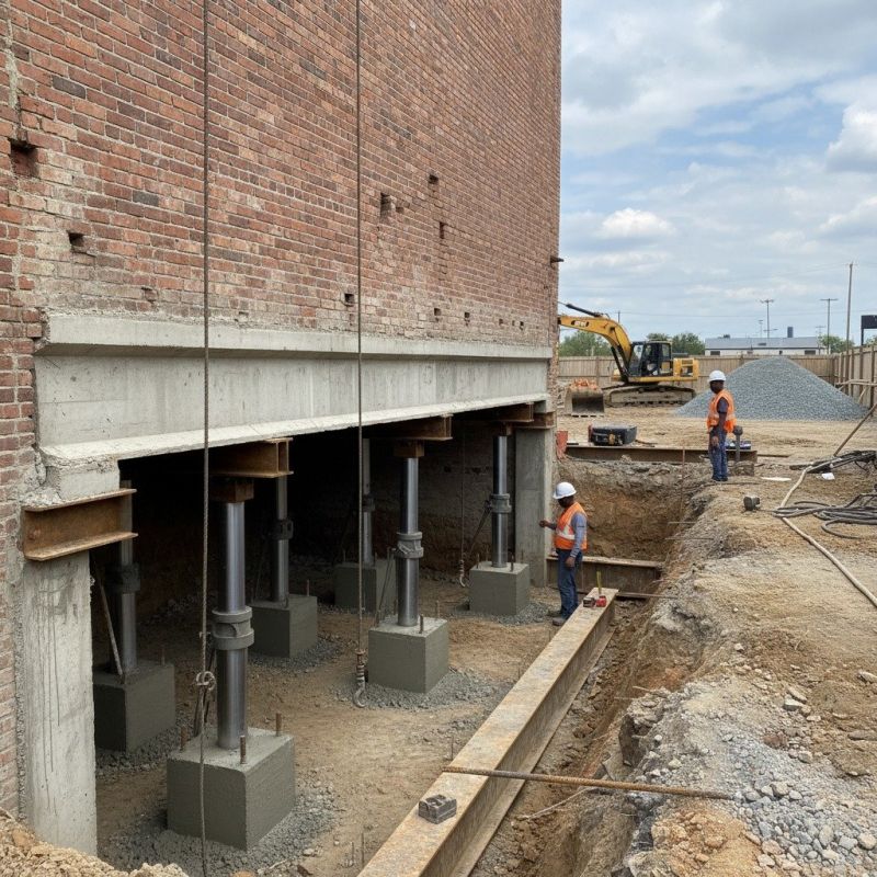 Structural Underpinning in Mansfield, MA