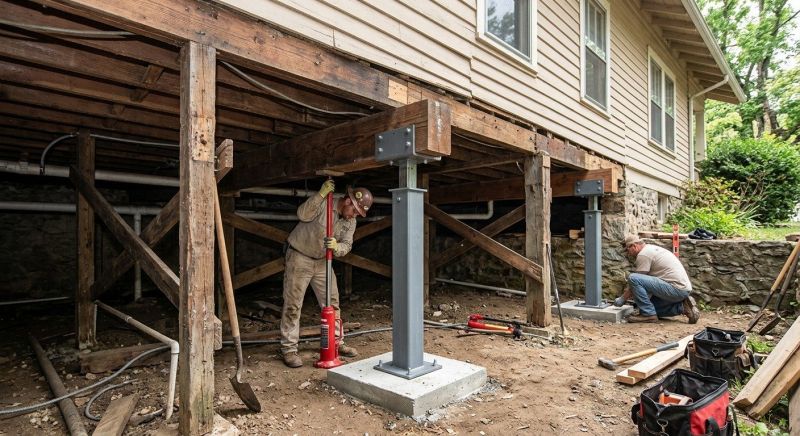 Structural Underpinning in Mansfield, MA
